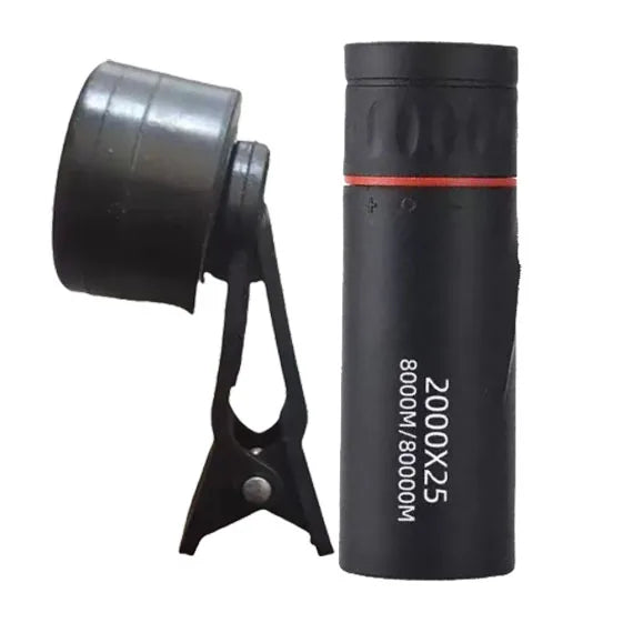 2000x25 HD Monocular Telescope - Compact & Portable Scope for Hunting